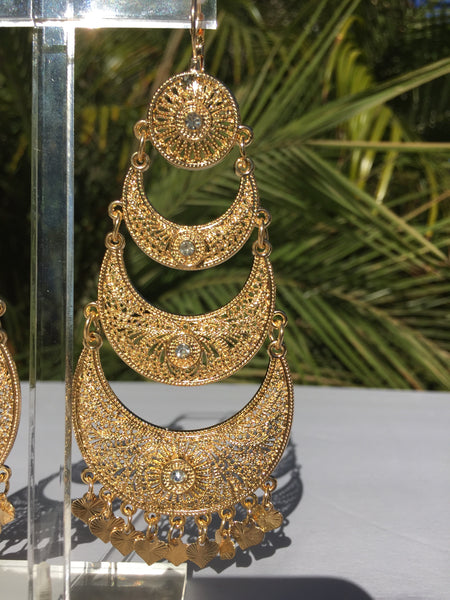 Malikah Gold Earrings
